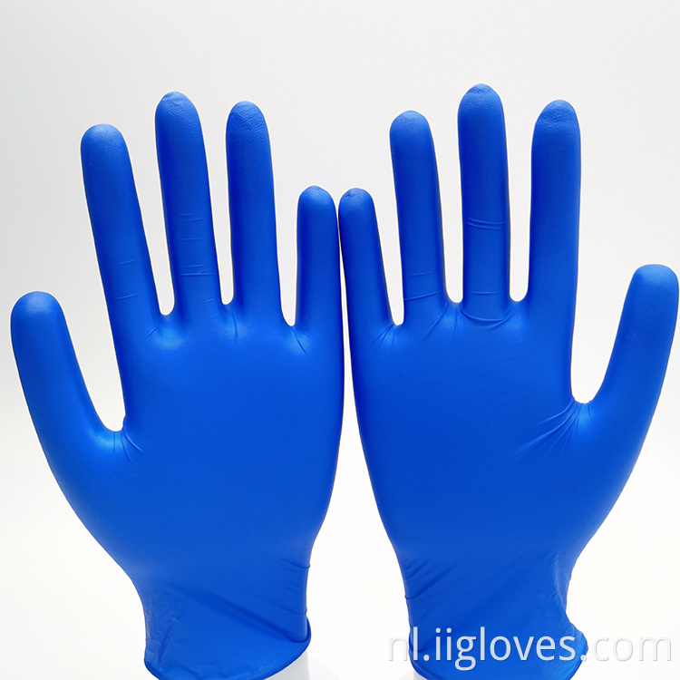 Factory levering nitrilhandschoenen blauw nitril dunne handschoenen 100 stuks huis vaste keukengebruik